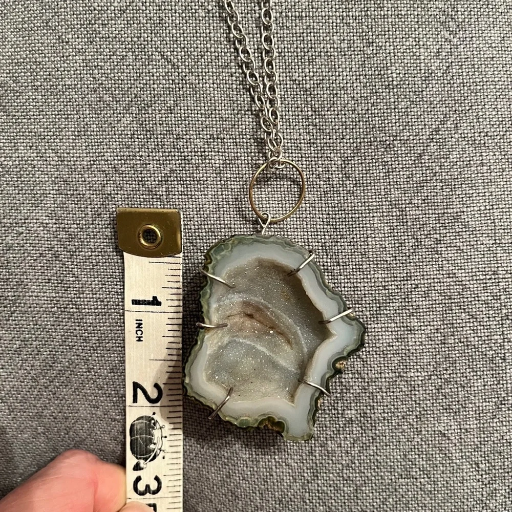 Melissa Joy Manning Caged Geode Necklace